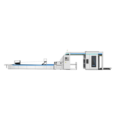 Otomatik Çok Katmanlı Flüt Laminasyon Makinesi Levha Yapıştırma 1600x1250mm