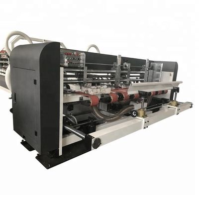 Yüksek Hızlı 220 Yaprak/dakikada ve Mikro Bilgisayar Genişliği Düzenlemesi ile Otomatik Gürültülü Karton Folder Gluer Makinesi