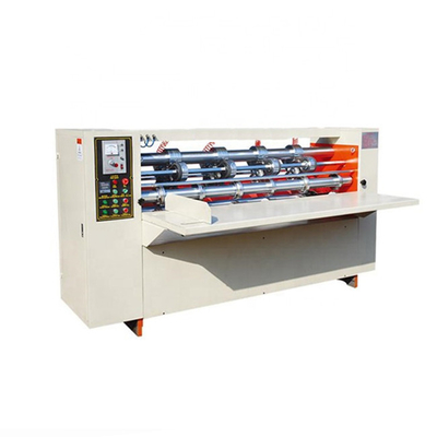Oluklu Kağıt Kutu Yapımı İçin Döner İnce Bıçaklı Eğme Makinesi