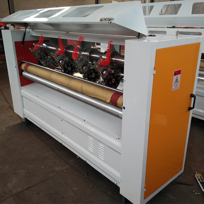 Elektrikli Oluklu Levha Karton Kutu İnce Bıçaklı Eğme Puanlayıcı Dilme Makinesi