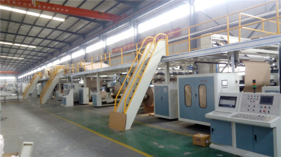 Çift Duvar 2200mm Oluklu Mukavva Üretim Hattı A Flüt